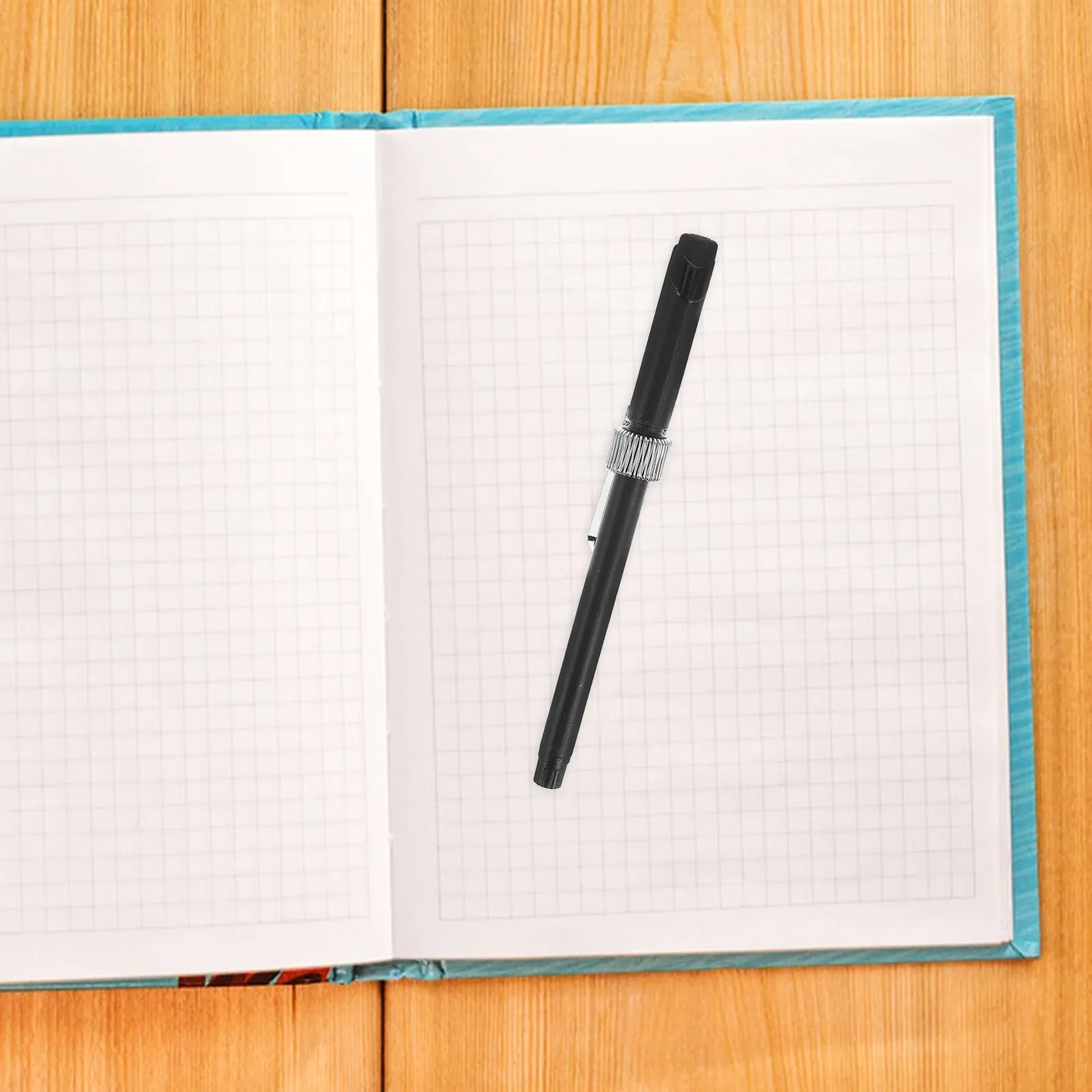 

6Pcs Rotatable Pen Holder Clip Metal Single Spring Mechanism Clip Adjustable Locking Hook for Notebook Clipboard Diary