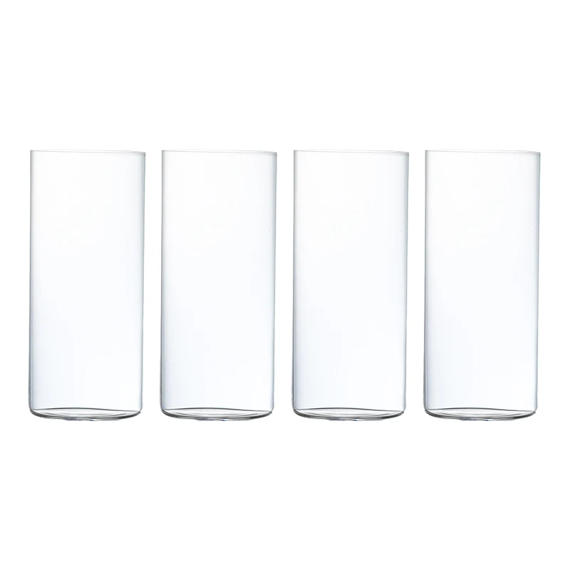 Extra Light Cocktail Glass, Highball Glasses, Long Drink, Set of 4Pcs