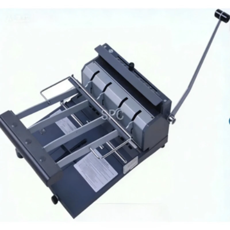 Máquina Encuadernadora de Anillos de Hierro SPC RBX-N10, Máquina de Doble Espiral para Perforar y Encuadernar Calendarios y Libros