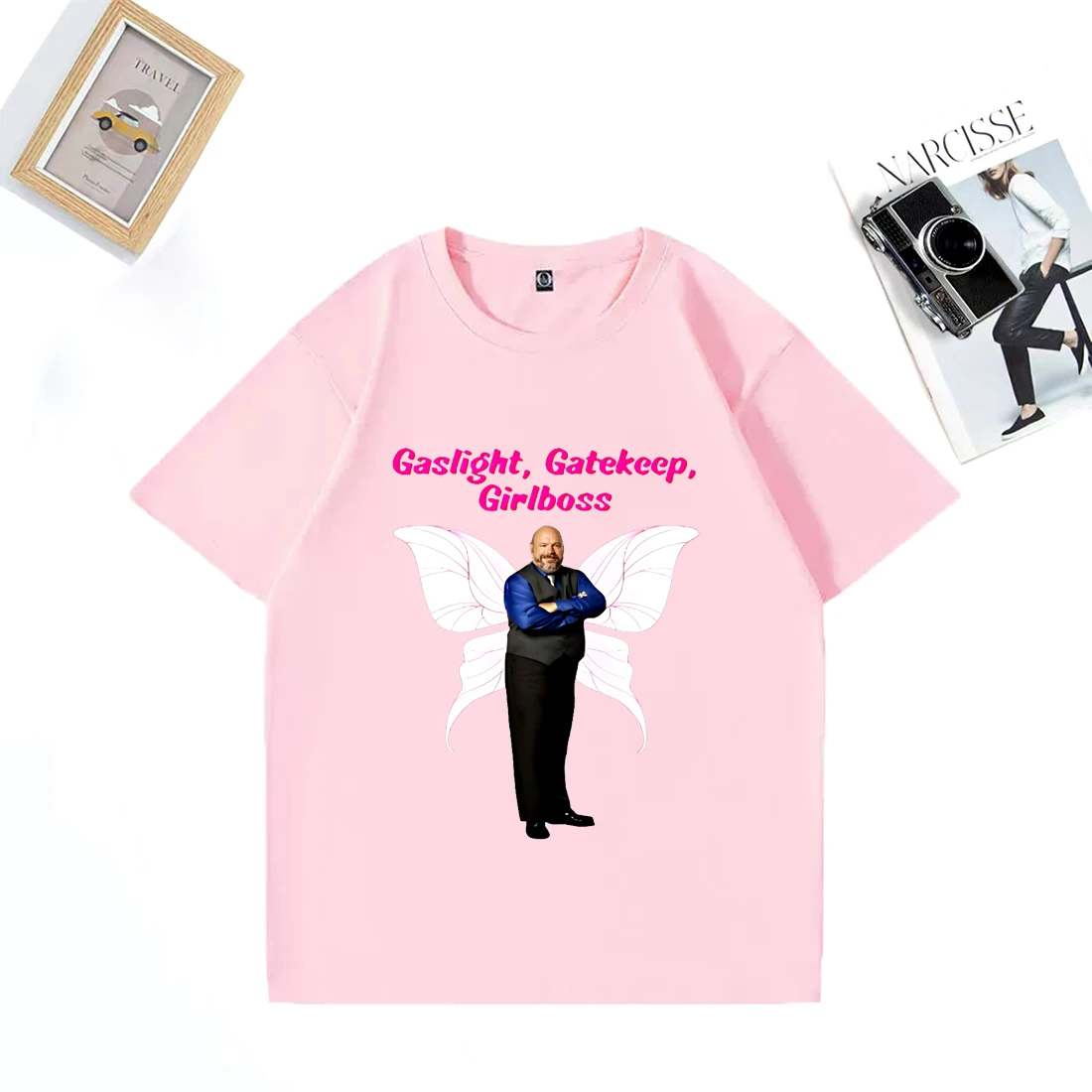 Bertram Meme مضحك ميمي قميص مطبوع الرجال النساء الصيف Gaslight Gatekeep Girlboss موضة تي شيرت القطن إرتداد الملابس #5