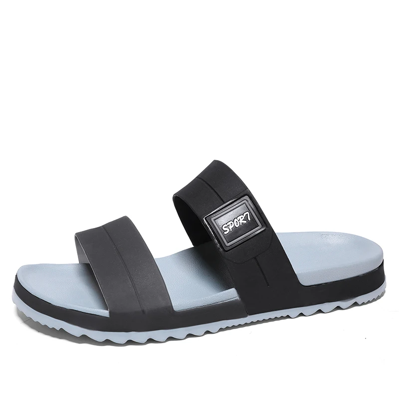 Sandalias planas antideslizantes para hombre, Chanclas de playa informales, Zapatillas de casa para interiores, marca de alta calidad, verano, 2023