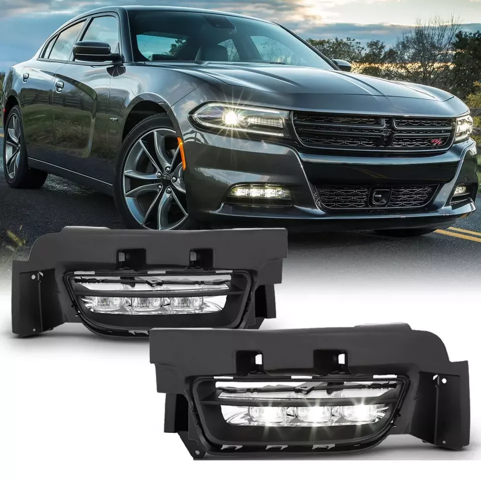 

OVOVS Oem Style Led Drl Projector Driving Lamp Fog Light For Dodge Charger 2015-2020