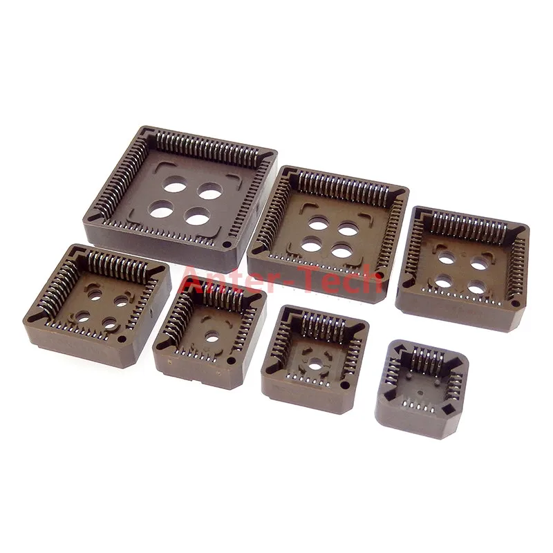 5pcs/lot PLCC IC socket PLCC32 PLCC44 PLCC68 PLCC84 SMD DIP PLCC Socket adapter In Stock PLCC20 PLCC28 PLCC-32 PLCC-44 PLCC-32P