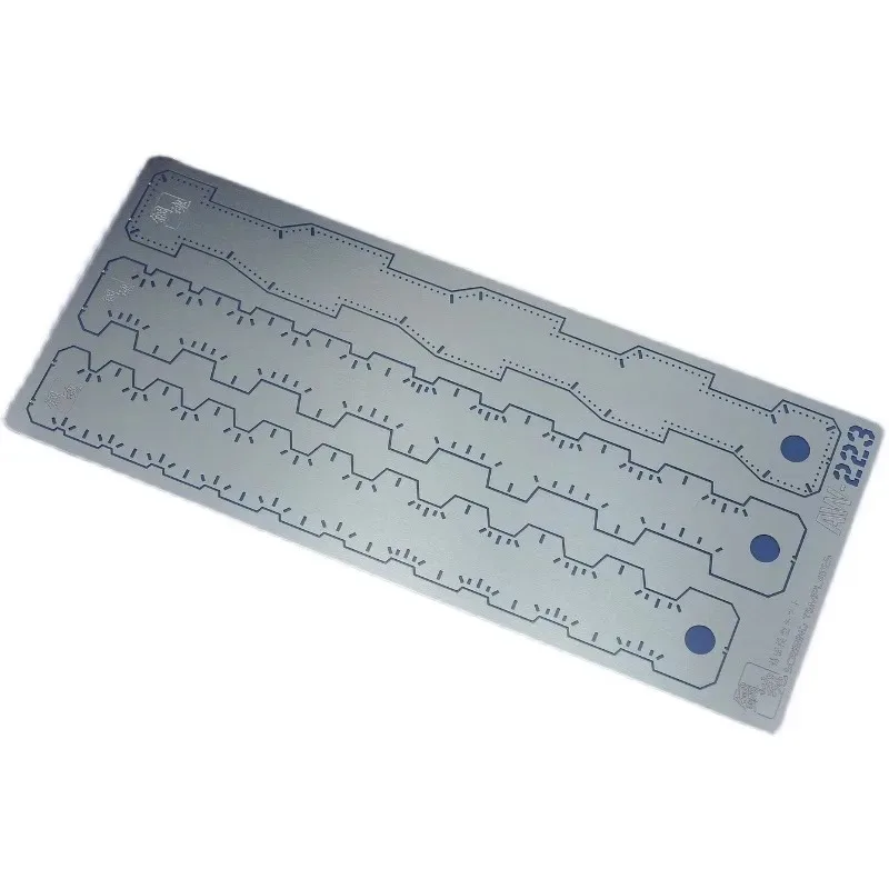 AW-223 Scribing Templates Scale Model Craft Tools Etching Sheet Plate for Military Model Building Tools Hobby DIY Accessories