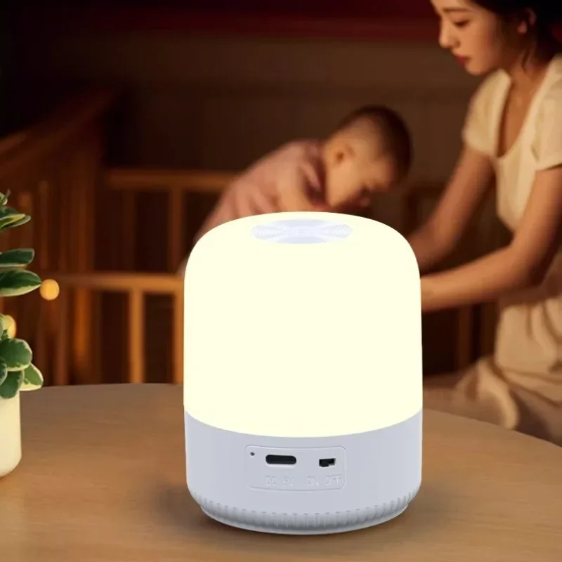 Hot Selling for Small Cordless Table Bedside Lamp Portable Night Light, 3 Colours Light, 500mAh Battery Rechargeable Night Light