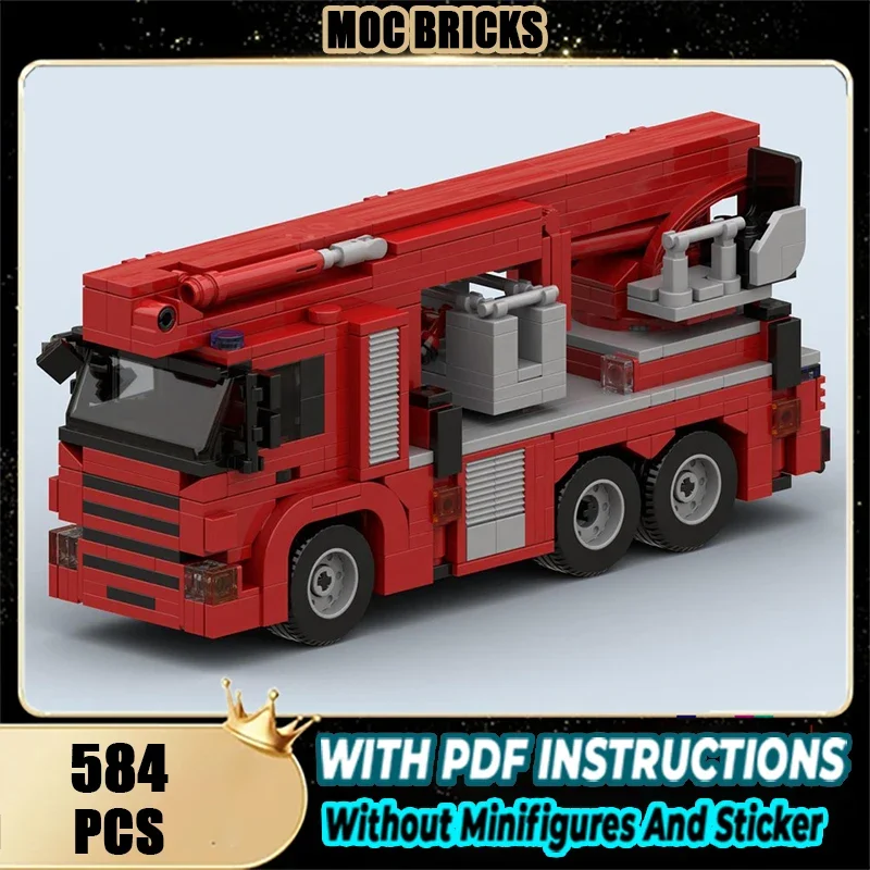 

Moc Building Blocks Breda Fire Aerial Platform Технология Модульные кирпичи Модель Подарки Рождественские игрушки Наборы «сделай сам» Сборка!