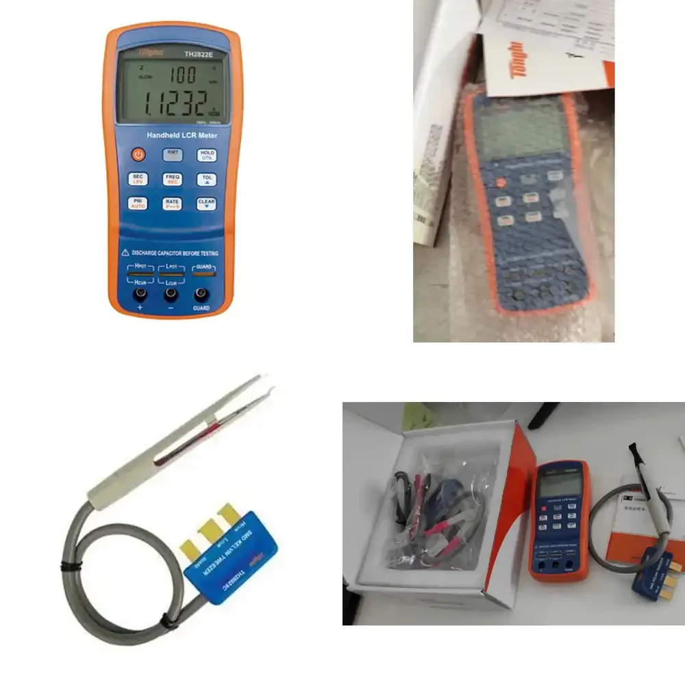 Handheld LCR Meter for TH2822E TH26029C with 0.1% Accuracy 100Hz 120Hz 1kHz 10kHz 100kHz Test Signal Frequency Digital