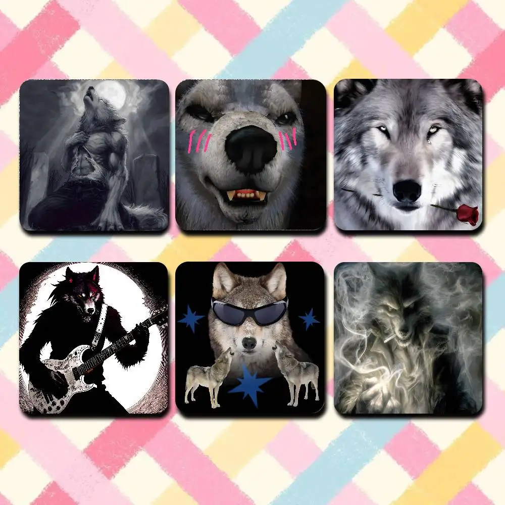 

Alpha Sigma Wolf Cool Cute Cartoon Anime Refrigerator Magnets Soft Magnetic Heat Transfer Refrigerator Magnets Gift
