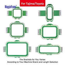MaggieFrame Magnetic Hoops for Tajima Toyota Embroidery Machine Embroidery Hoop Mighty Hoop Sewing Accessories