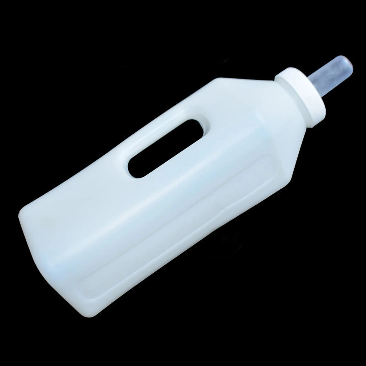 4個入り子牛用哺乳瓶セット 3L ハンドル付き 羊用乳首 子羊、子馬、子犬用 再利用可能乳首 牛、ロバ、豚、ミュール用 看護アクセサリー