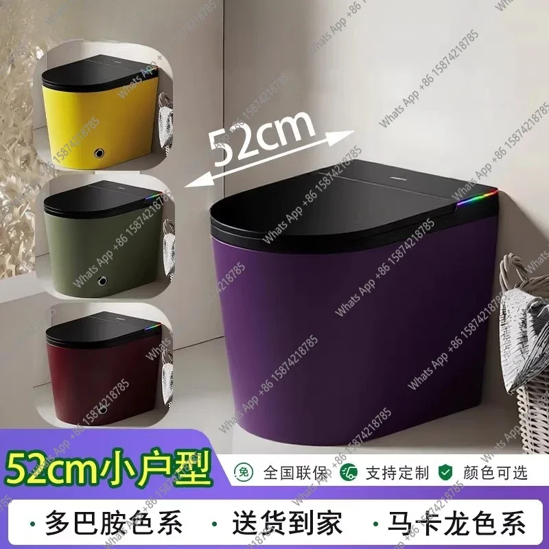 

Умный унитаз T 52 см для малогабаритных квартир: винно-красный, зеленый, фиолетовый, желтый, электрический, бытовой