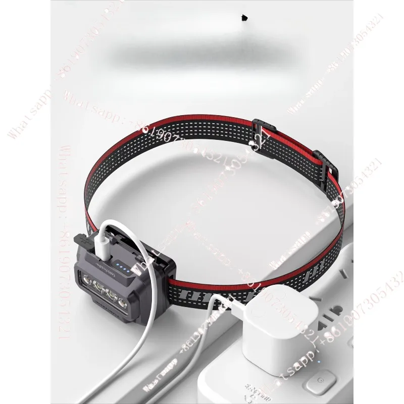 

Headlamp Outdoor mountaineering night fishing special charging super long battery life Head-mounted outdoor strong light lamp