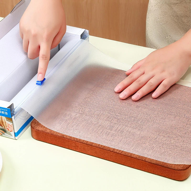 1Box Disposable Cutting Coard Mat Portable Kitchen Chopping Board Pad With Cutting Sliding Knife Disposable Chopping Board Paper - view 2