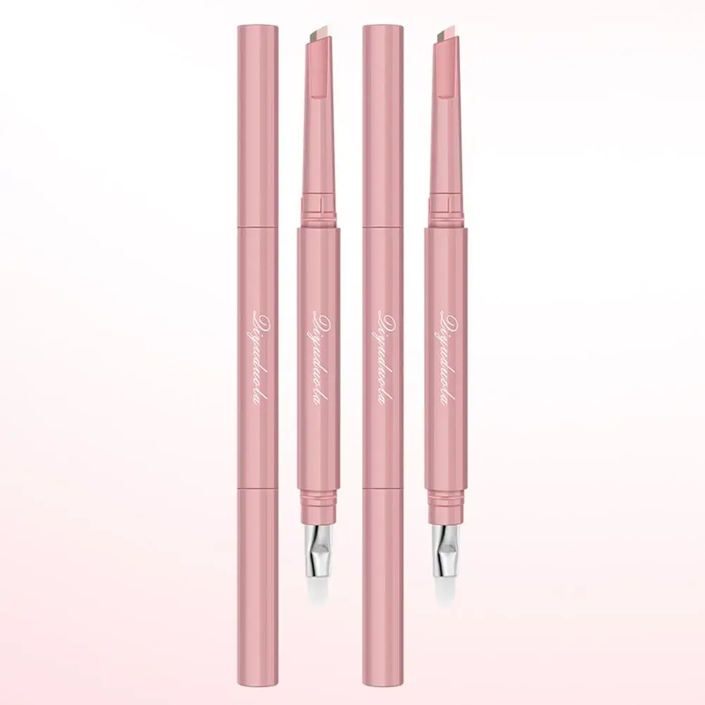 Double stylo ver à soie, façonnage d'un temps, résistant à l'eau, maquillage naturel longue durée, éclaircissant pour les yeux, résistant aux étourdies, B W6R6