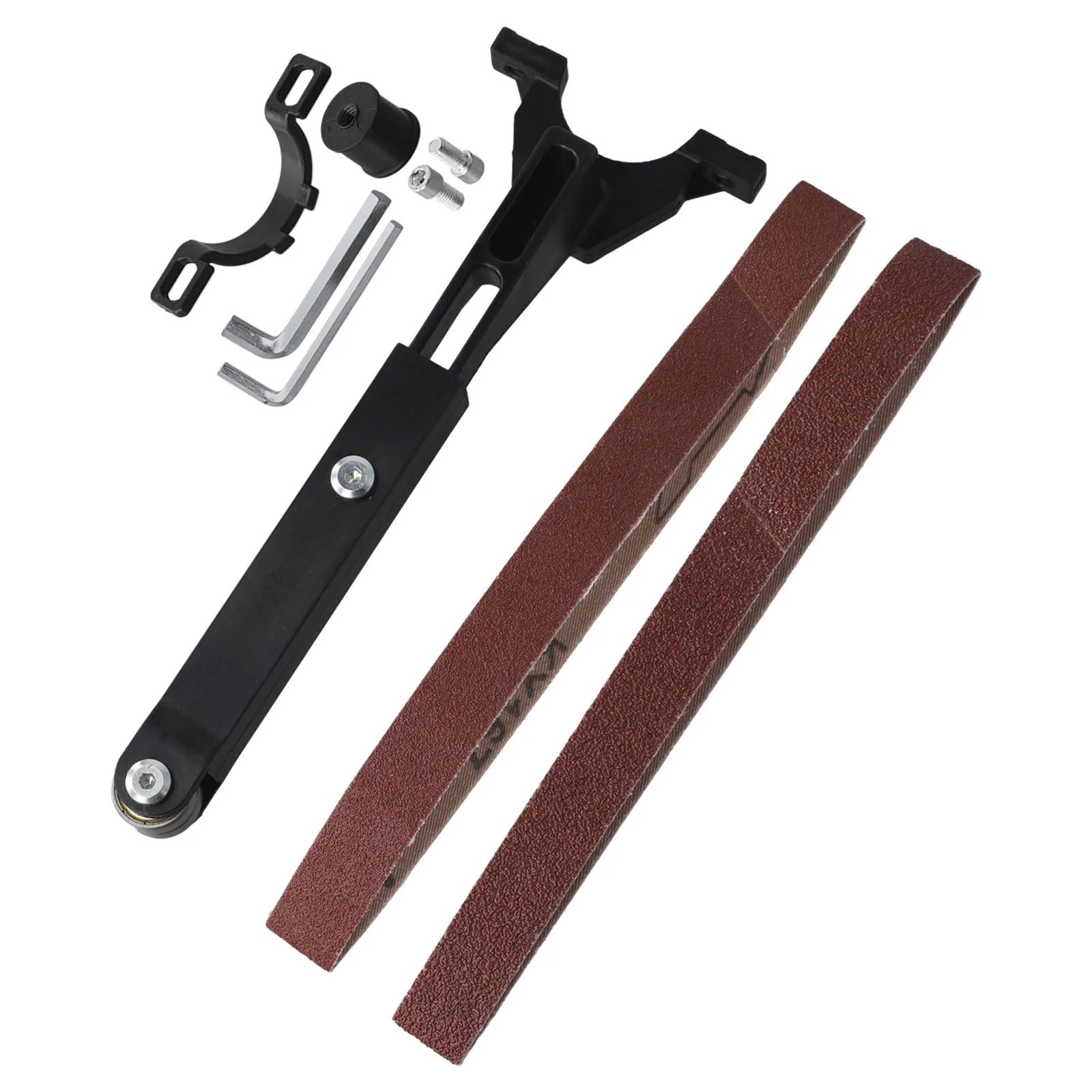 Metal Sanding Belt Holder Adapter For 100mm 125mm Angle Grinder Conversion To Belt Sander Woodworking Polishing Accessories
