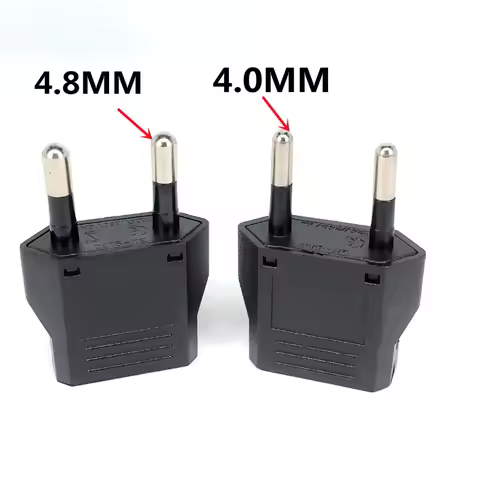 1-20pcs EU Euro KR Plug Adapter US to EU Plug Adapter Travel KR EU Adapter Electric EU KR Plug Converter Power Sockets AC Outlet