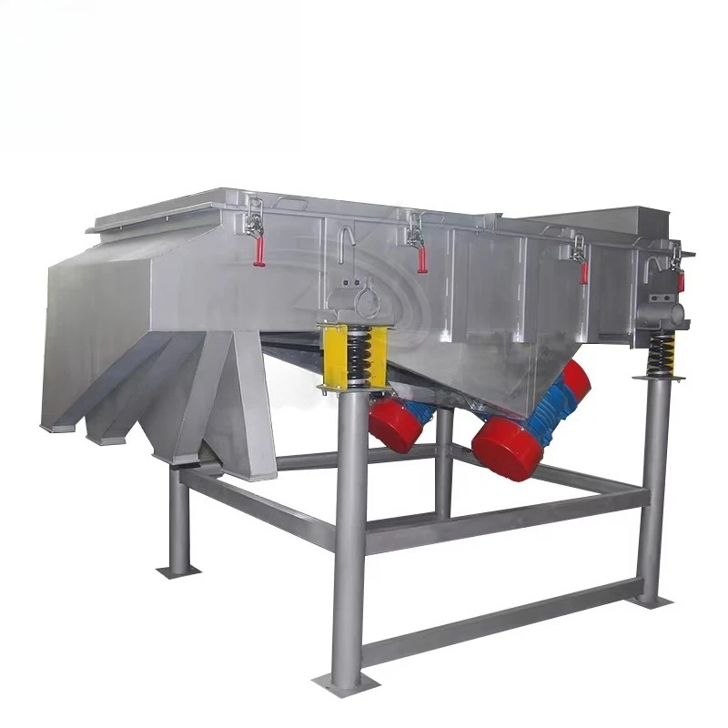 Factory Outlet Food Grade Sieve Shaker Stainless Steel Linear Vibrating Screen Separator Machine for Cookie Crumbs
