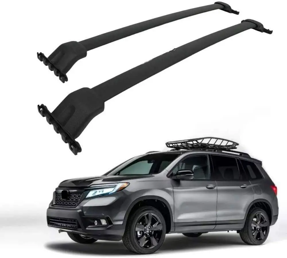 2Pcs Fits for Honda Passport 2019-2023 Aluminum Carrier Crossbar Cross Bar