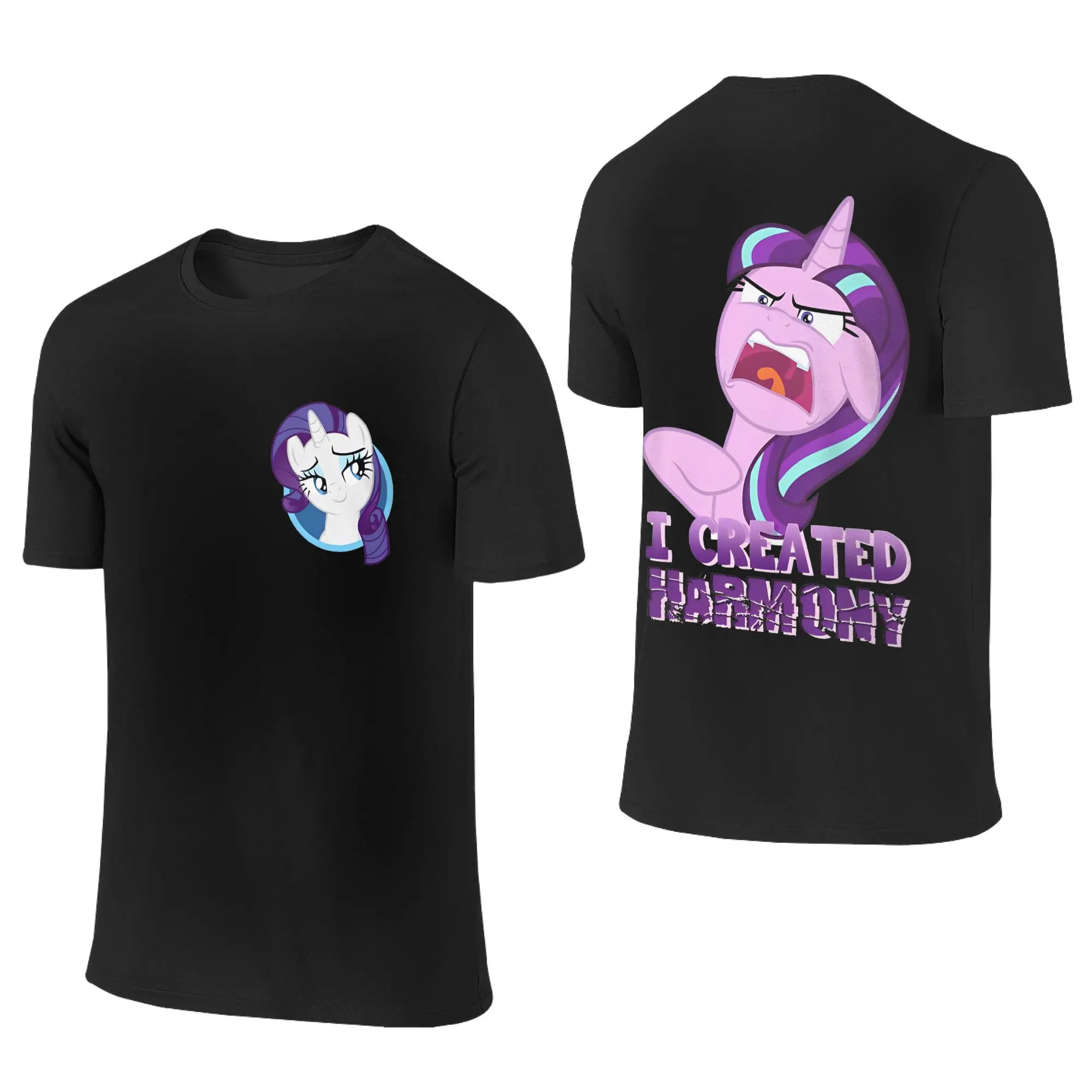 STARLIGHT GLIMMER HARMONY T-Shirt Men Women 100% Cotton T Shirts Ponies friendship is magic Tee Shirt Gift Idea Clothing