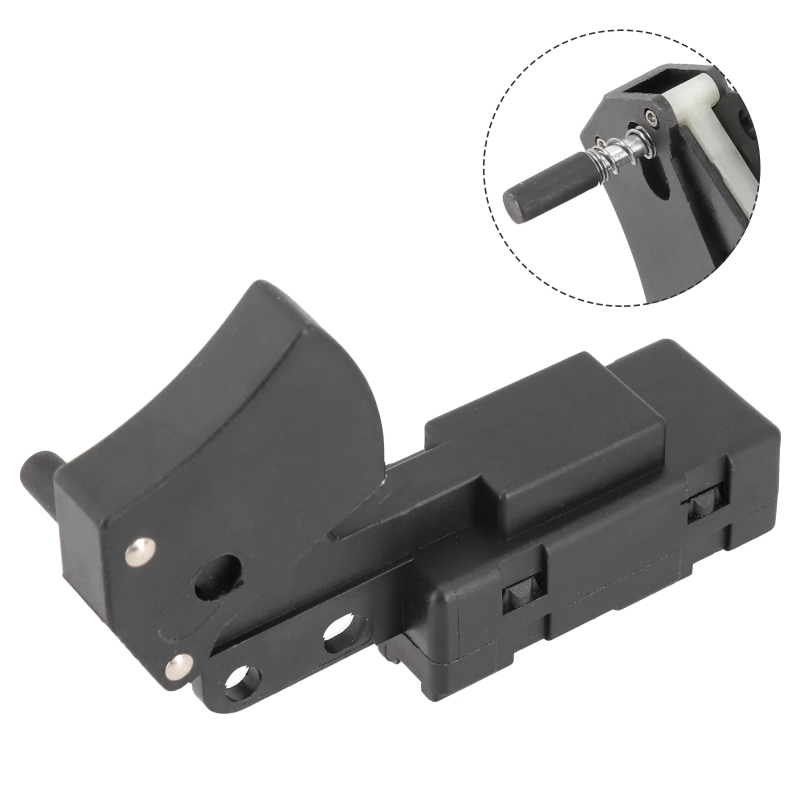 

1PC Metal Replacement Lock Trigger Switch For 255 Cut-off Machine Electric Tool Power Aluminum Sawing Machine Accessories