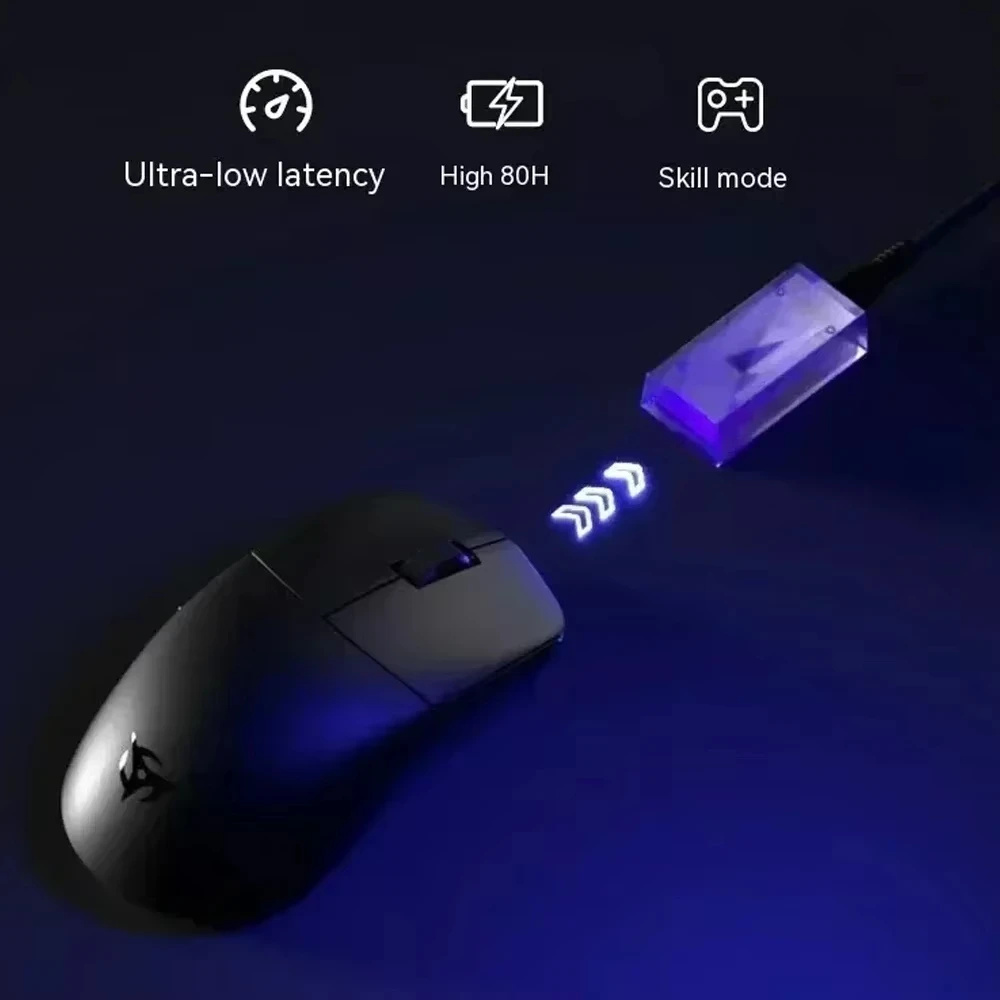 Ninjutso Sora V2 ماوس لاسلكي 8k PAW3395 PC Gamer Mouse E-sports Gaming منخفض تأخير عمر البطارية الطويل تخصيص الفئران خفيفة الوزن