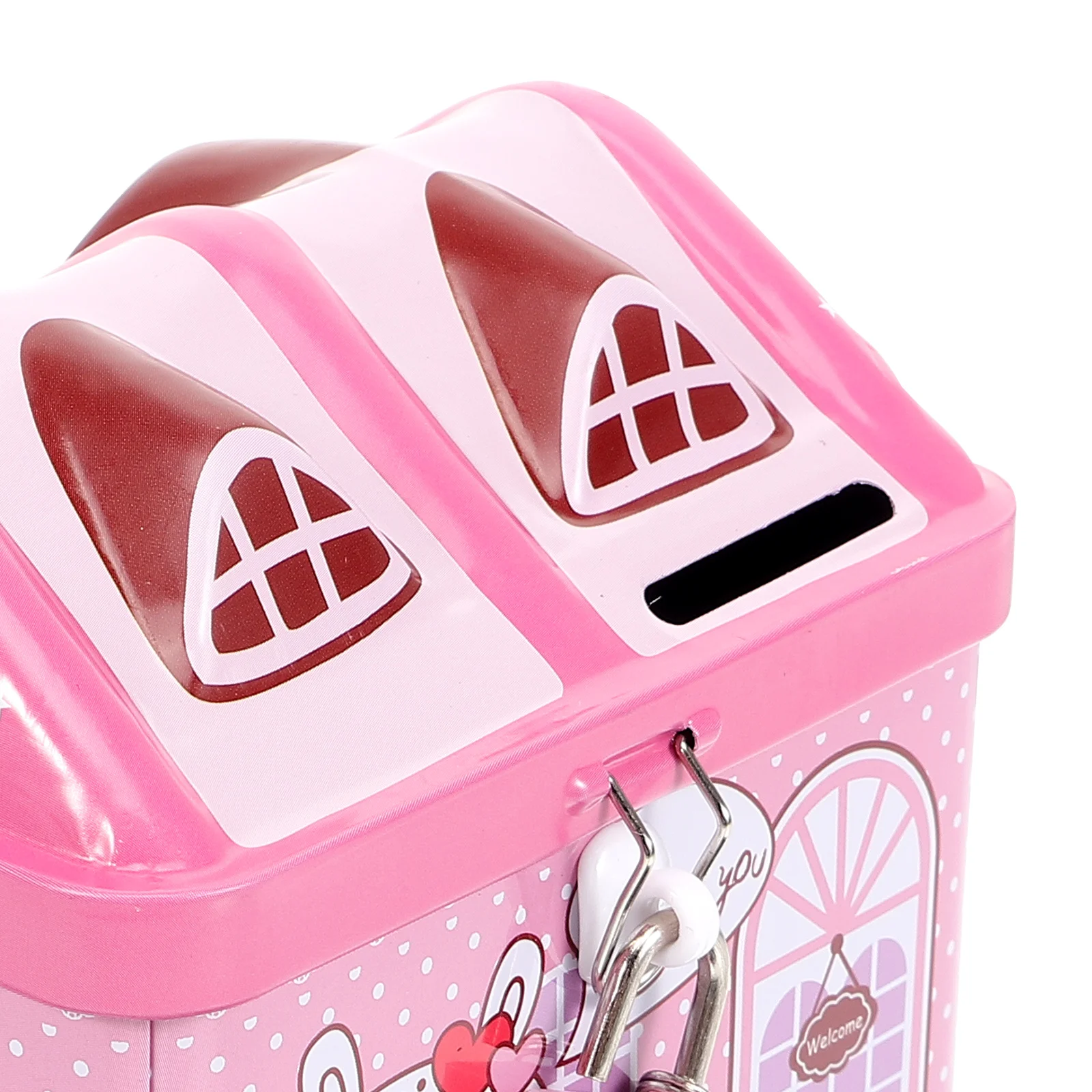 

1Pcs Cartoon Piggy Bank Unicorn Pattern Lockable Saving Pot Cute Money Storage Jar Room Decor Money Pot