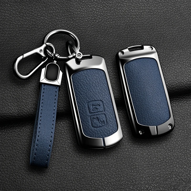Metal Leather Car Key Case Fob Cover for Honda VARIO PCX160 PCX150 XADV750 VISION SH350 SH300 Protection Shell