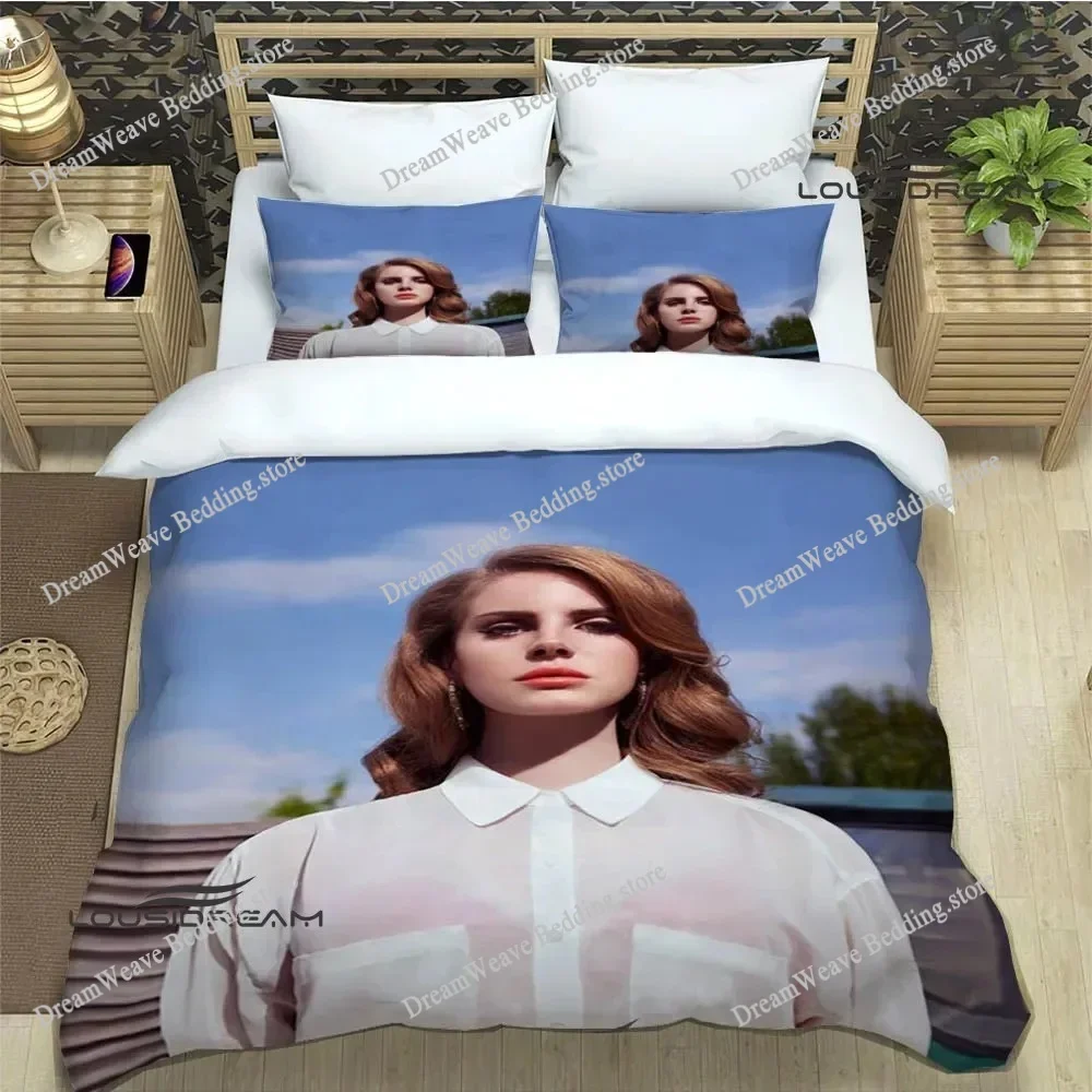 Lana Del Rey May Jailer Bedding Set Duvet Cover Polyester Quilt Cover Pillowcase Comforter King Queen Single Size for Boys Adult