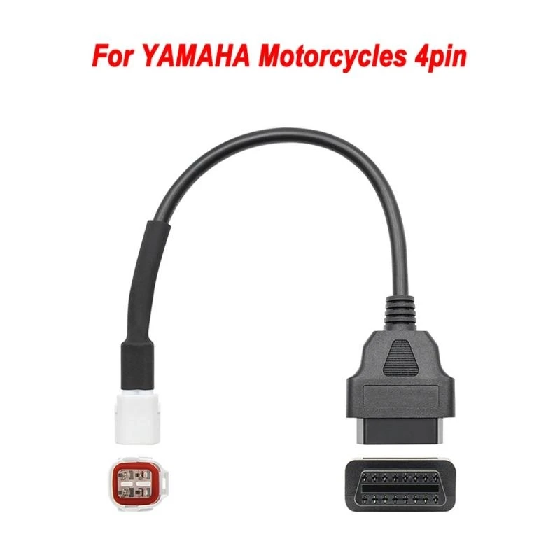 

OBD Cable Connector Scanner for Motorcycle 4 Pin Full Diagnostic Adapter