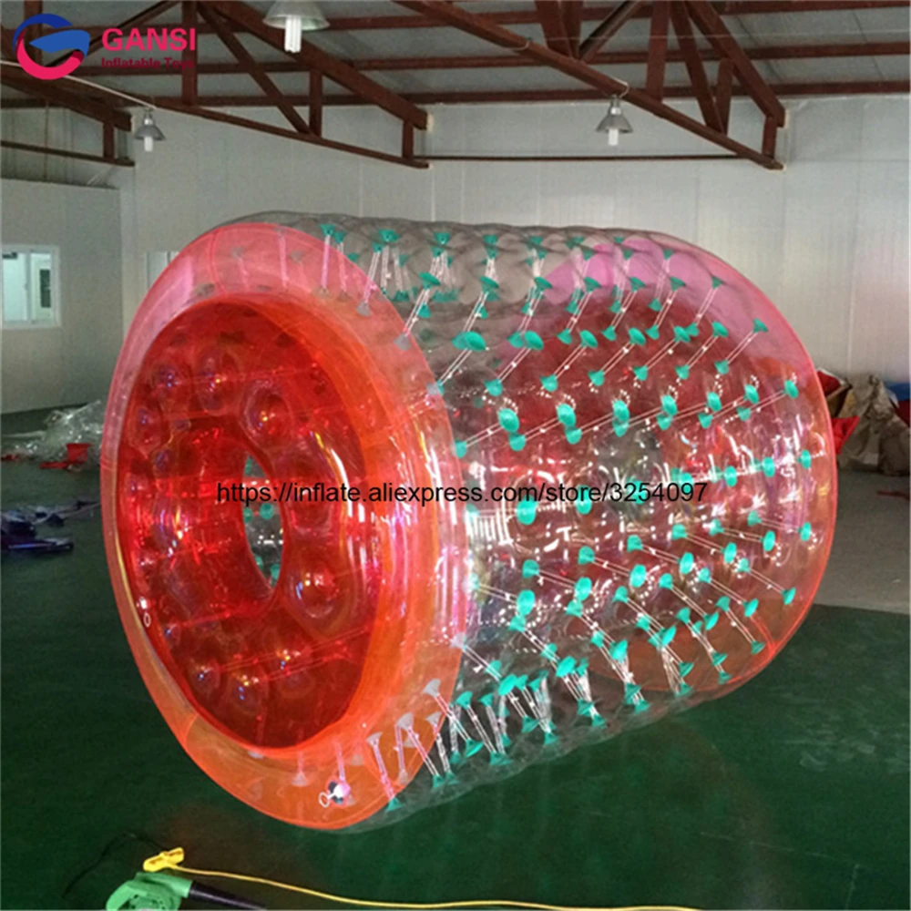 Floating Large PVC Clear Inflatable Walking Water Rolling Roller Balls Tube Toy Ball