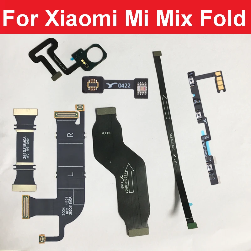 

LCD Display Mainboard Power Volume Flex Cable For Xiaomi Mi Mix Fold Microphone Proximity Ambient Flashlight Sensor Flex Cable