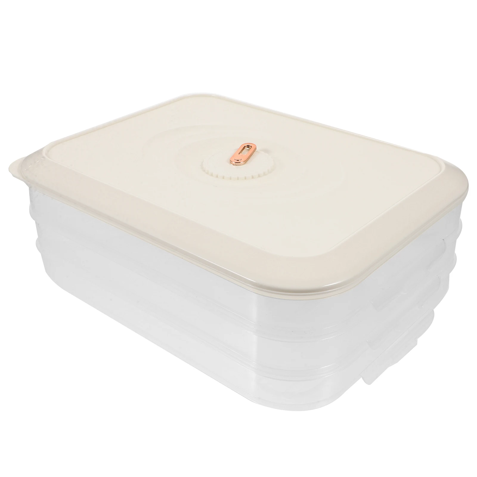

Food Grade 3 Layer Dumpling Box Freezer Storage Container Sealed Fridge ganizer Preservation Case Refrigerator Food Storage Box
