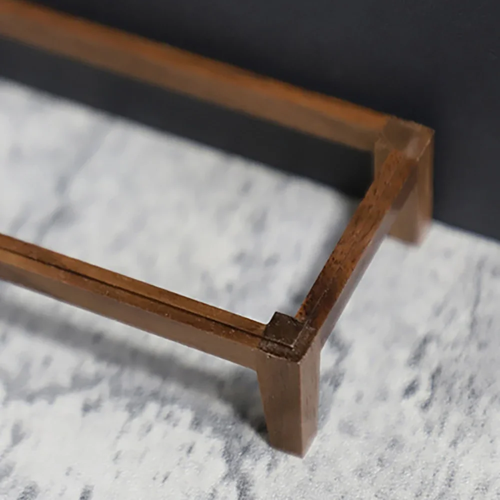 1/12 Dollhouse Accessories Miniature DIY Double Layer Combination Cabinet Mini Storage Cabinet Model for Doll House Decoration