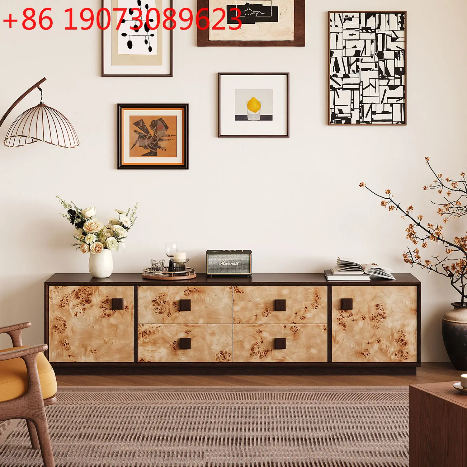 

Шкаф для телевизора с рисунком кускового дерева, шкафчик от пола до потолка из цельного дерева, средневековый бесшумный ветровой шкаф для гостиной, дома, ретро-телевизор