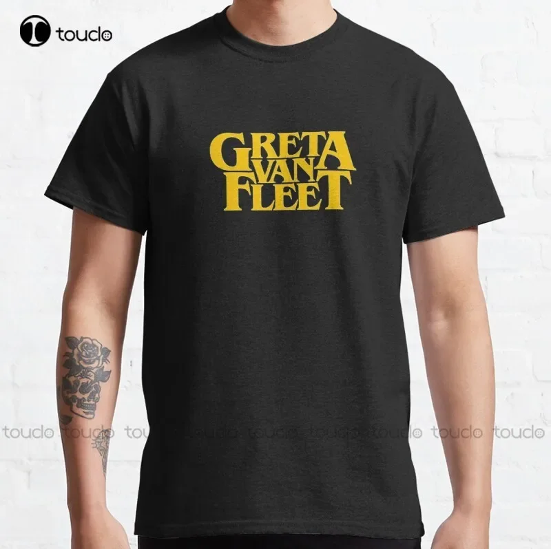 New Greta Van Fleet The Greta Classic T-Shirt Muscle Shirts For Women Cotton Unisex Tee Shirt Fashion Funny Harajuku Streetwear