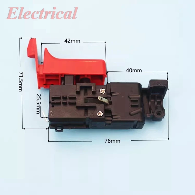 1 قطعة تأثير الحفر التبديل 250VAC 4A 2-22/26 SPST غير الإغلاق الزناد التبديل المستخدمة لبوش GBH2-26 الحفر #2