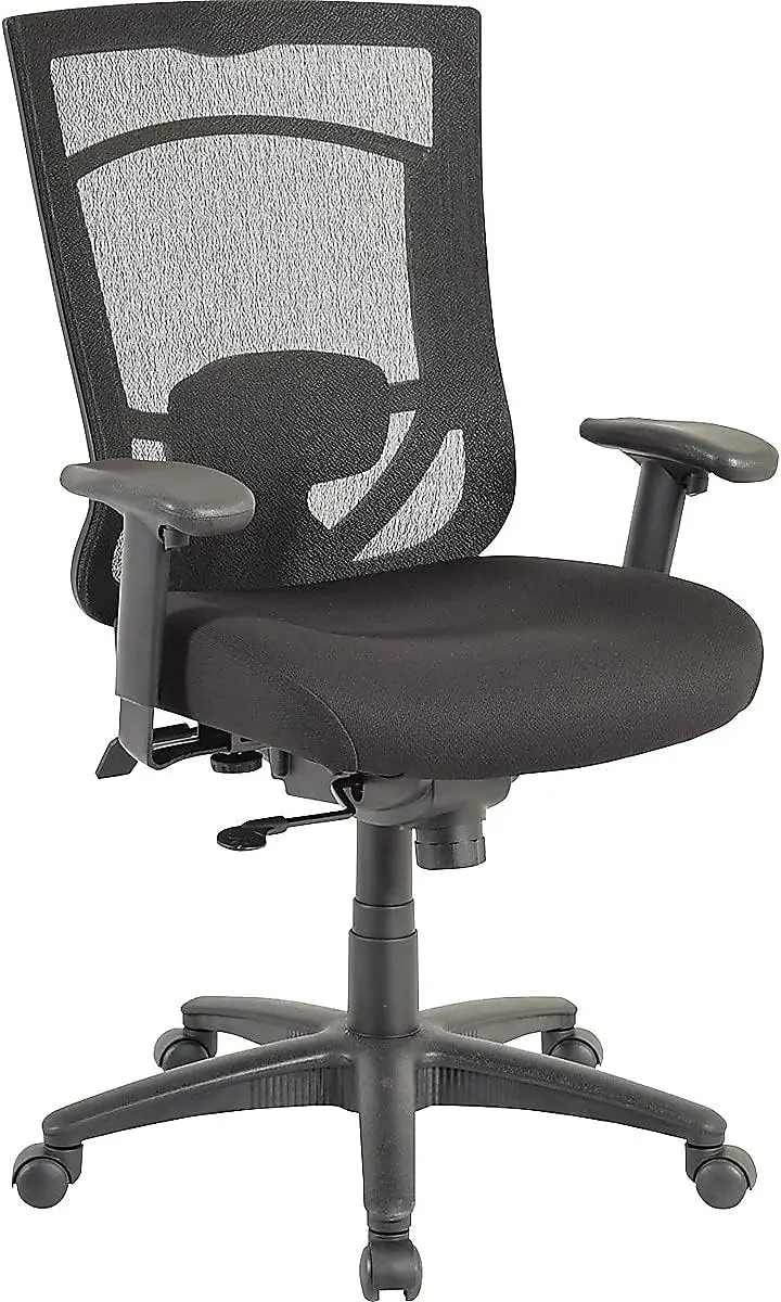 

Mesh Back Fabric Task Chair Black