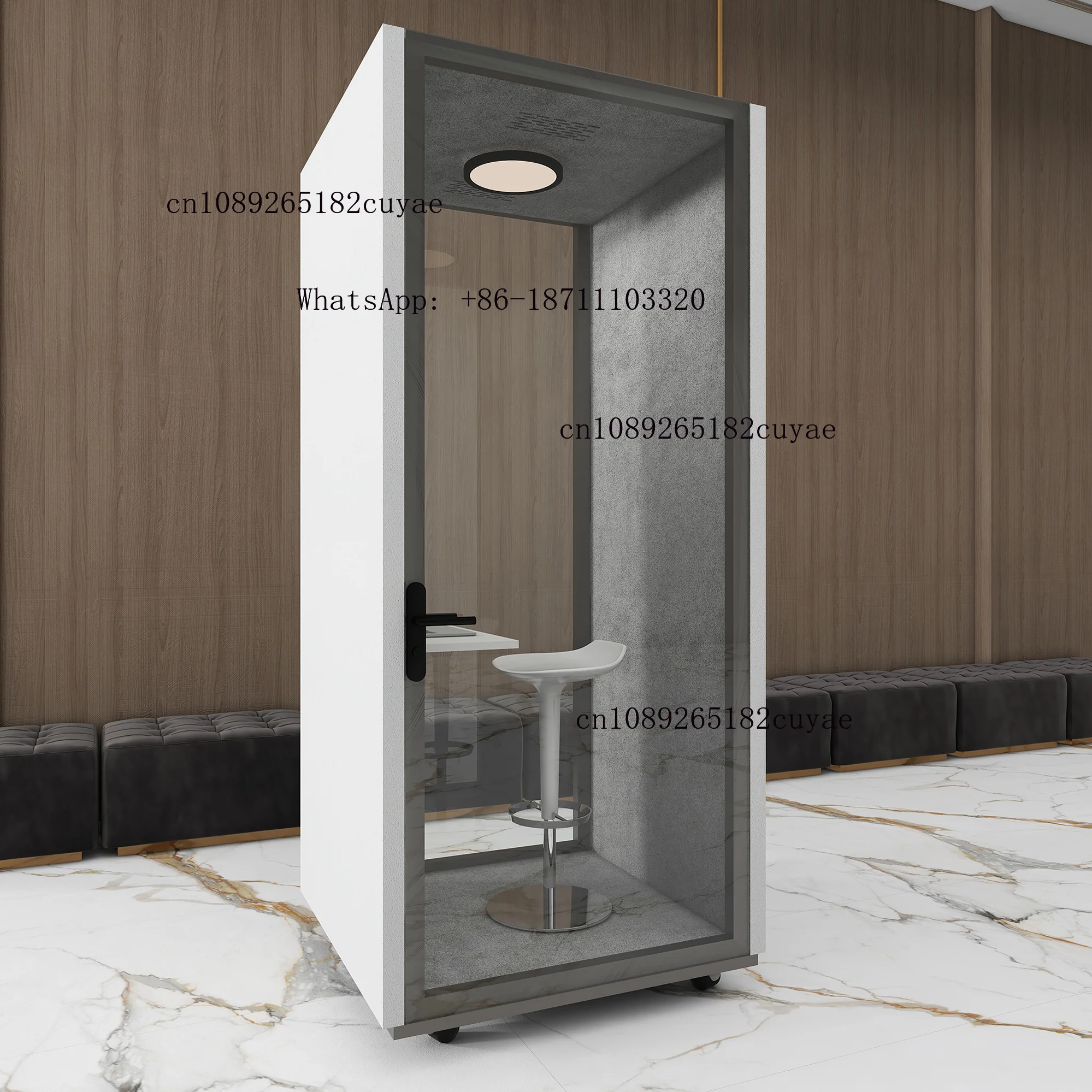 Model Small 1 Person Soundproof Booth Acoustic Office Pods Personalized Silent Cabin With Optional Interior Color Space House