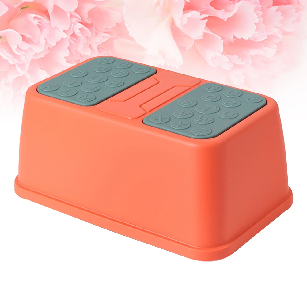 

Plastic Stool Kids Footstool NonSlip Step Toddler Bathroom Baby Child Safe Alphabet Design Educational Fun Cartoon Appearance