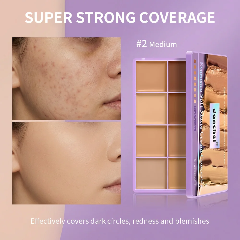 8 Shade Concealer & Corrector Pallet - Soft Matte Finish 5