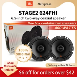 JBL car audio speaker 6.5-inch 400W coaxial speaker, car subwoofer, full-range treble and midrange stereo speaker