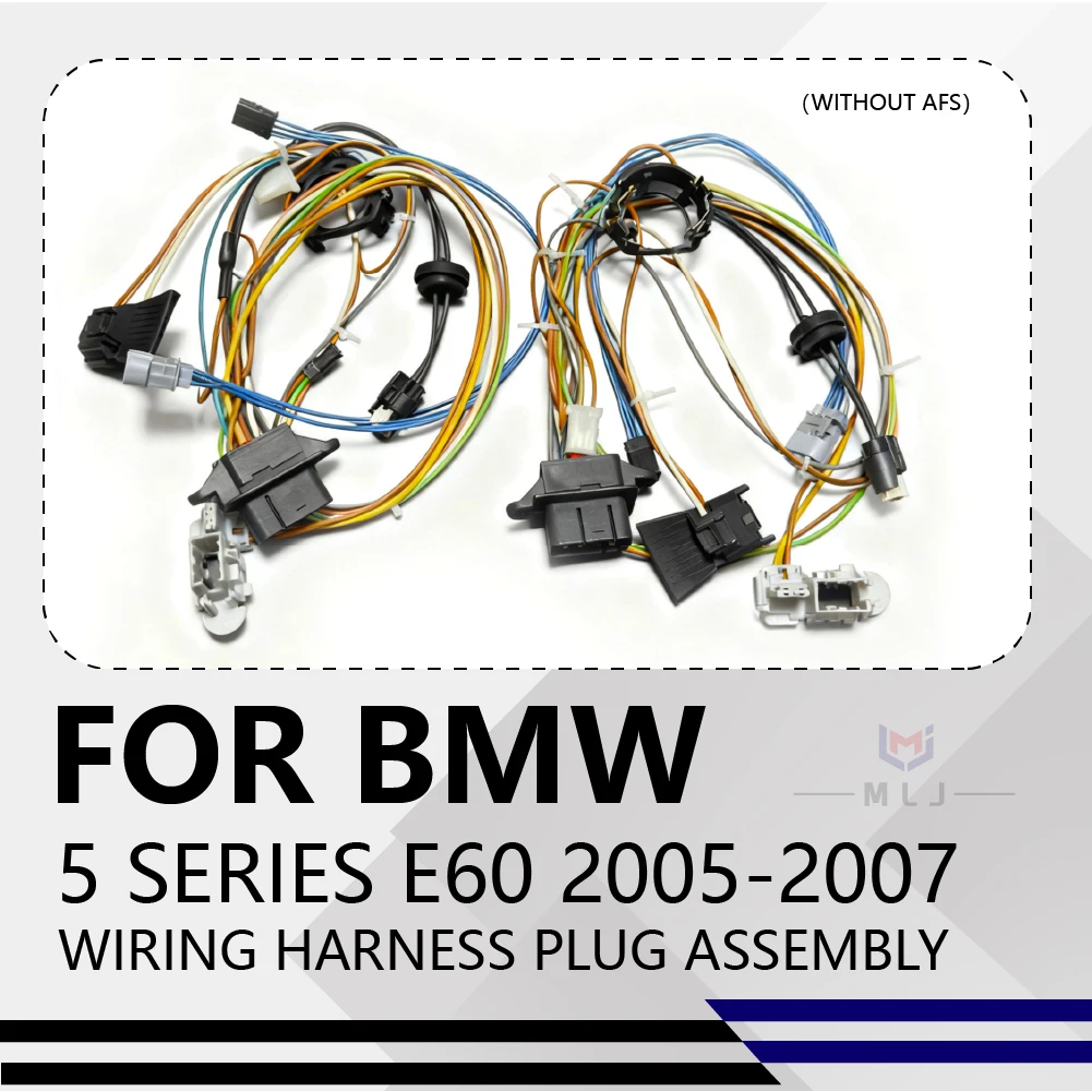 

For BMW 5 Series E60 (2005-2007) Internal connector wiring harness assembly for headlights without AFS function