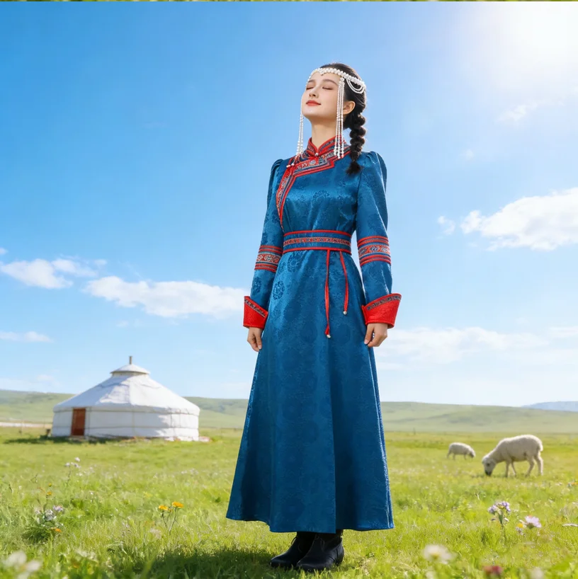 robe-ethnique-traditionnelle-de-style-steppe-mongole-huaxia-pour-la-photographie-de-voyage