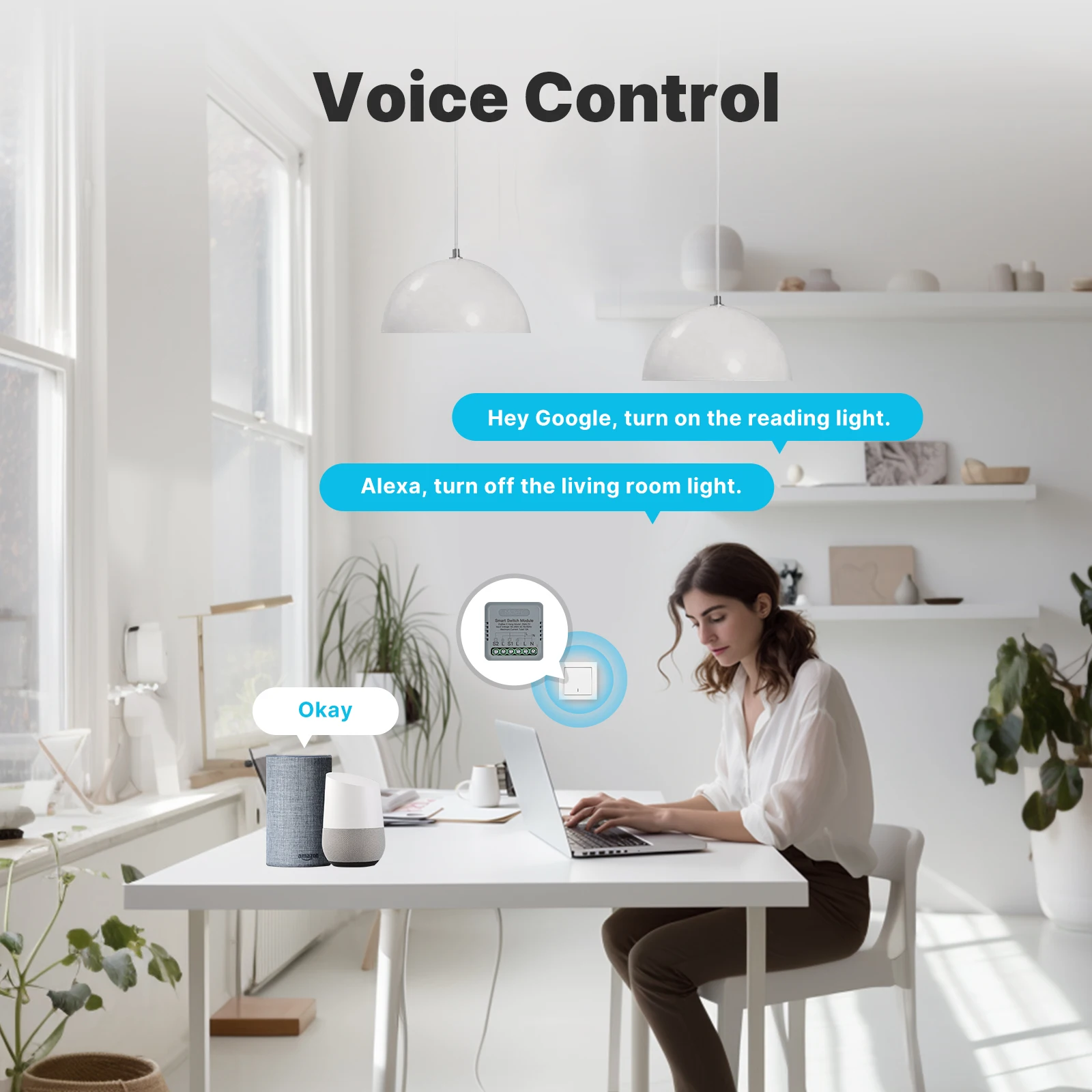 MOES Tuya WiFi/Zigbee Mini DIY Smart Switch Module 1-4 Gang Timer Home Automation Voice Control Work With Google Home Alexa - Image 5