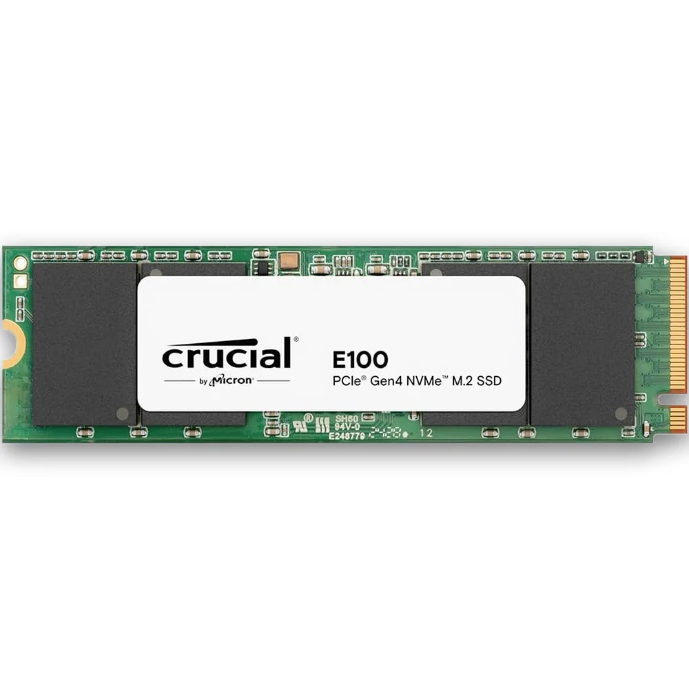 

Crucial E100 480GB 1TB PCIe 4.0 Gen4 SSD M.2 2280 NVMe M.2 Internal Solid State Drive