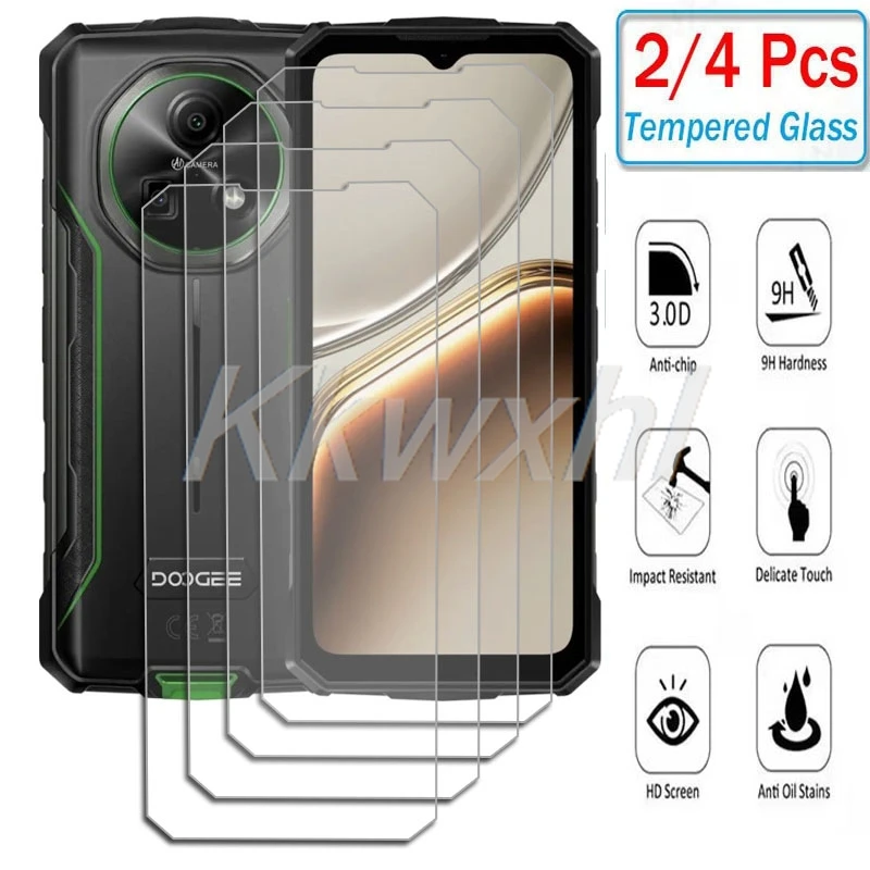 2-4PCS 9H HD Tempered Glass For Doogee Fire 7 Ultra DoogeeFire7Ultra Fire7Ultra Fire7 Pro 7Ultra  Screen Protector Cover Film