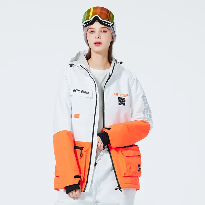 2022 New Winter Ski Suits for Women Men Thermal Windproof Waterproof Snowboarding Jackets and Pants Set Snow Coats or Trousers