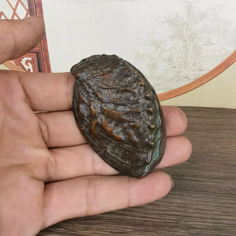 Shell Ornament Antique Miscellaneous Collection Vintage Alloy Old Crafts Home Decoration Ornament Shell