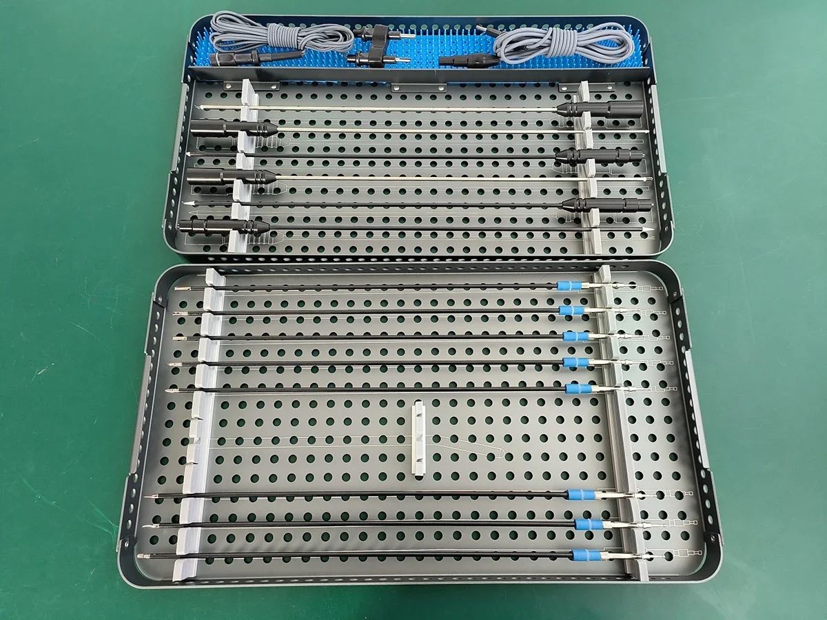 Camjoy Rigid Hysteroscopy Gynecology Set 24Fr 26Fr 12 Degree Hysteroscope with Working Sheath Forceps