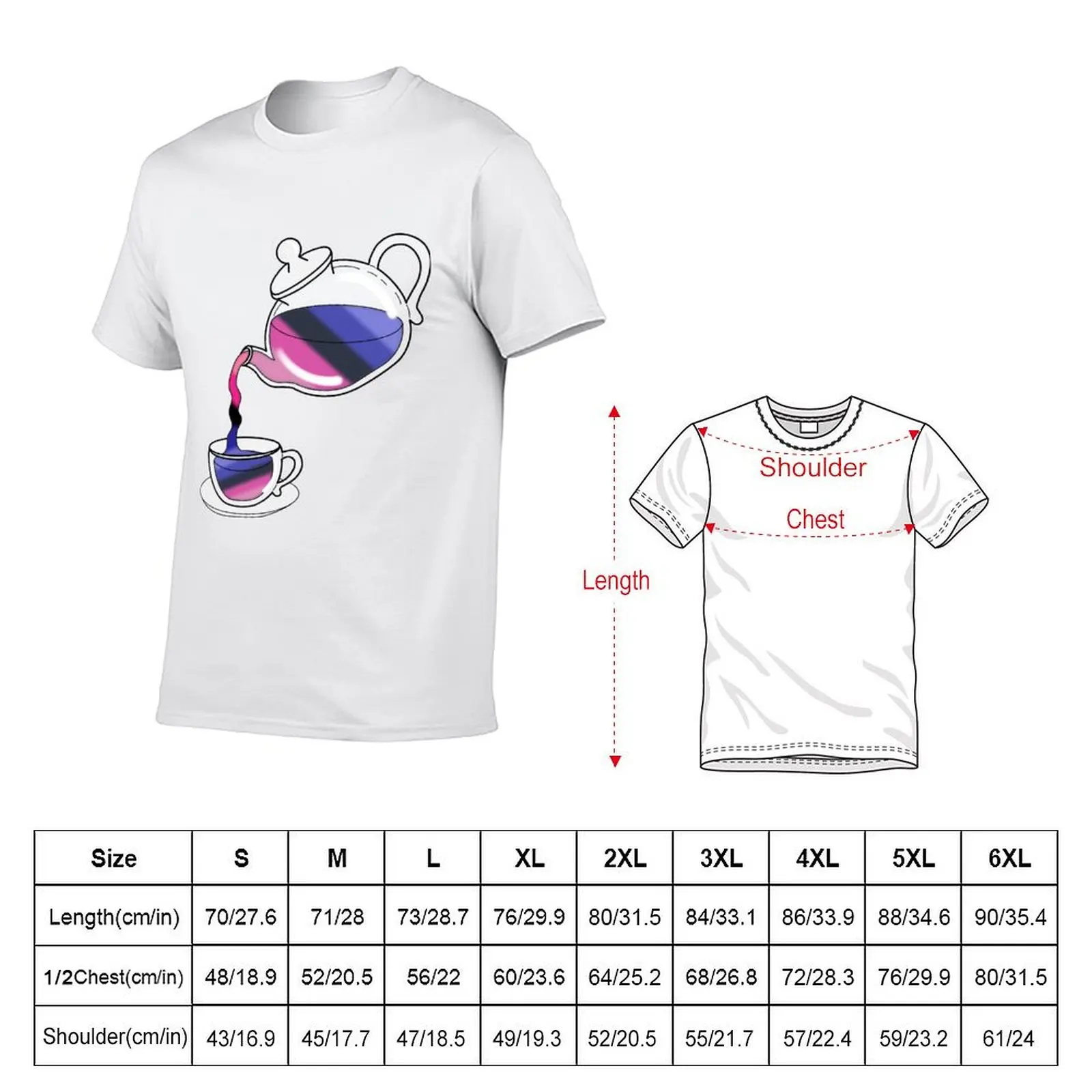 LGBTea Omnisexual Flag T-shirt Blouse new edition designer t shirt men